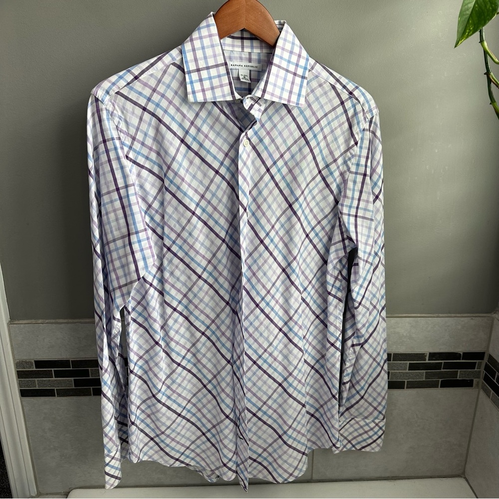 Banana Republic linen button down shirt